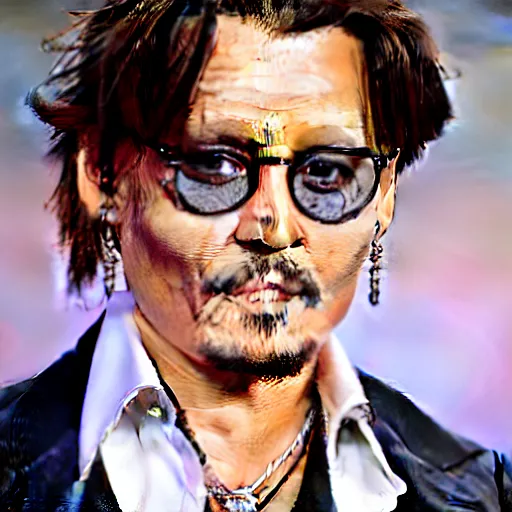 Prompt: Johnny Depp as Harry Potter, full body shot, sharp focus, ultra-detailed, photorealistic, complex, intricate, 3-point perspective, hyper detailed, IMAX quality, cinematic, finely detailed, small details, extra detail, symmetrical, high resolution, photo, 8k, award-winning, awe-inspiring, ground-breaking, masterpiece