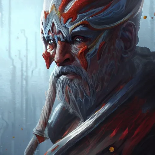 Image similar to Kitava, path of exile, artstation, concept art, digital painting, highly detailed, portrait