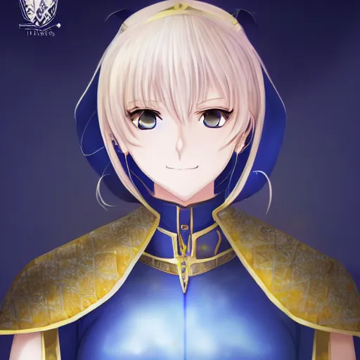 Image similar to portrait of artoria lily the princess of the knights, anime fantasy illustration by tomoyuki yamasaki, kyoto studio, madhouse, ufotable, trending on artstation