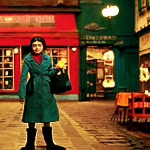 Image similar to a film still from amelie