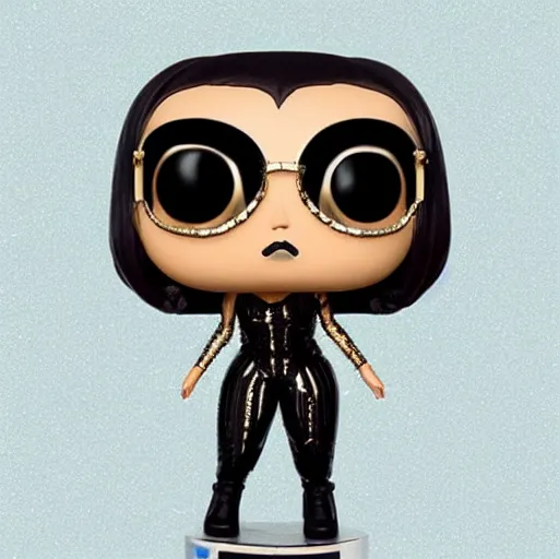 Prompt: lady gaga as a pop vinyl