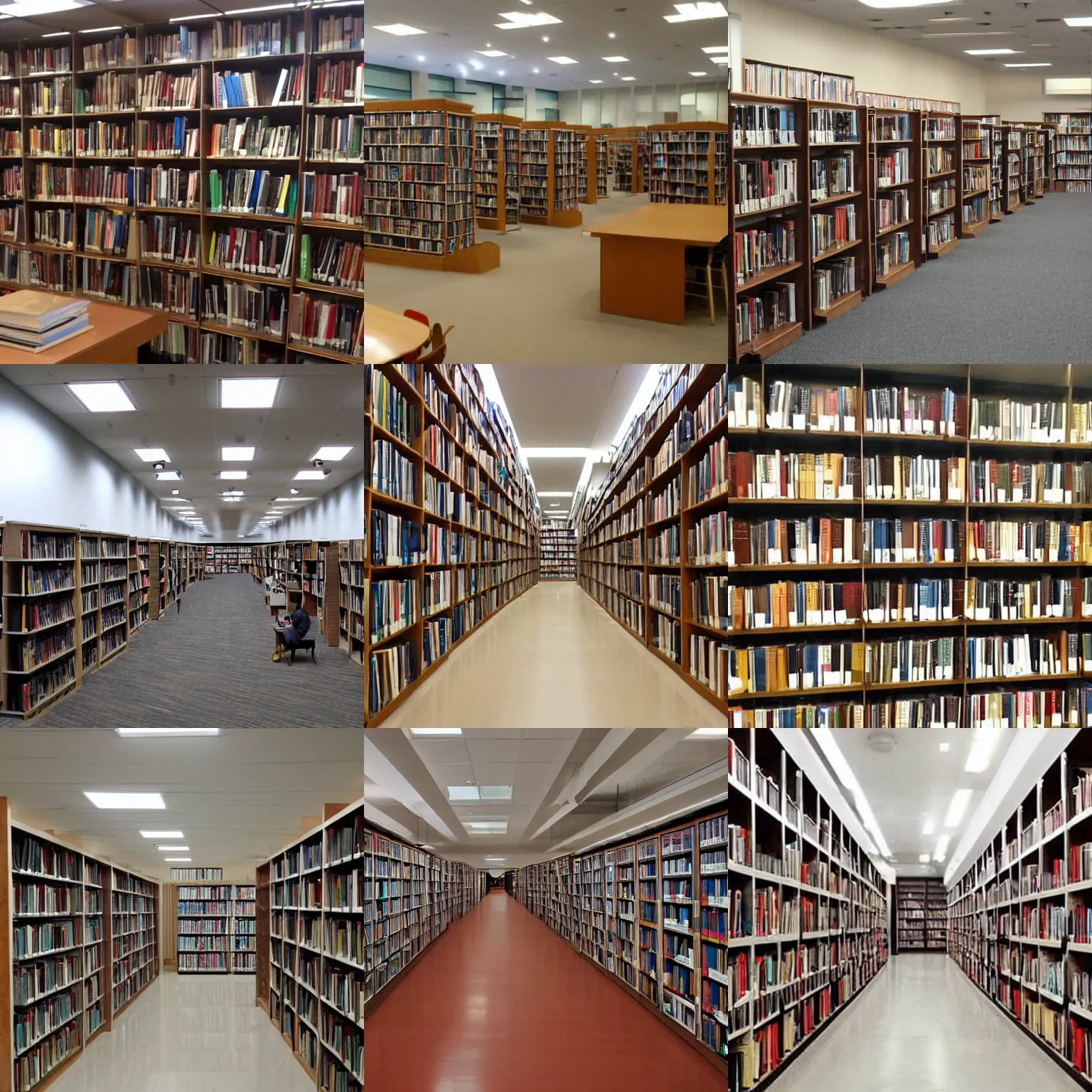 Prompt: really super ultra pro big library with nobody