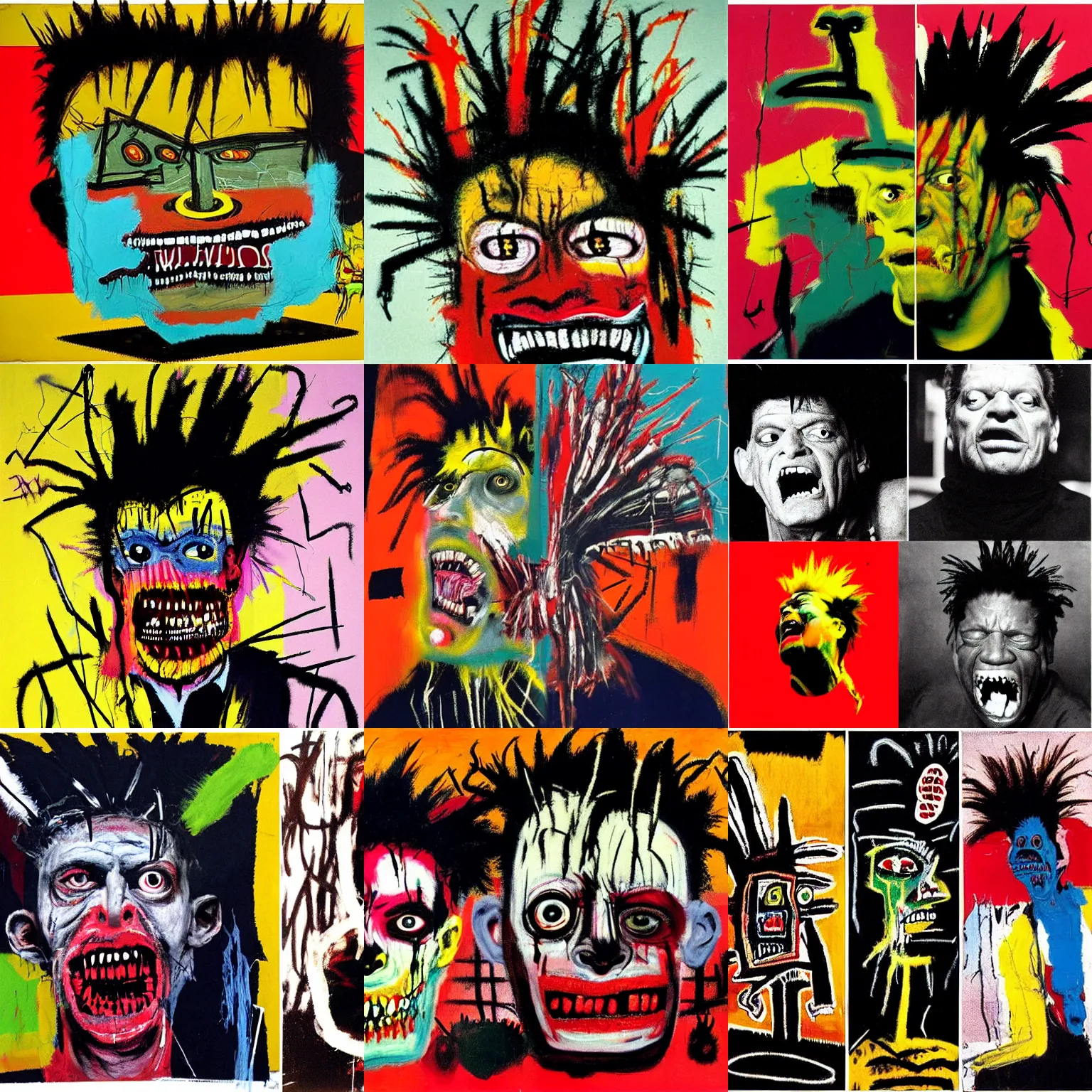 Prompt: a terrifying horrifying excruciating evil hell, by herman brood, by francis bacon, by jean - michel basquiat