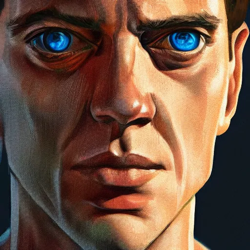 Prompt: man, portrait, in the style of alex ross, 3 d, 4 k, unreal, intricate, digital painting, highly detailed, artstation, sharp focus, illustration,