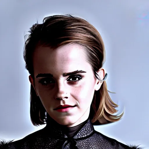 Image similar to Emma Watson as a cat woman