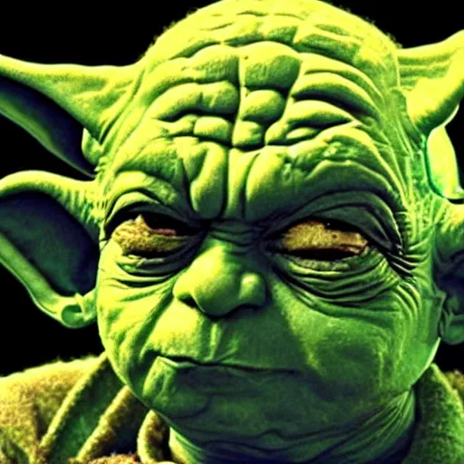 Image similar to photo of hybrid of dr manhattan and yoda