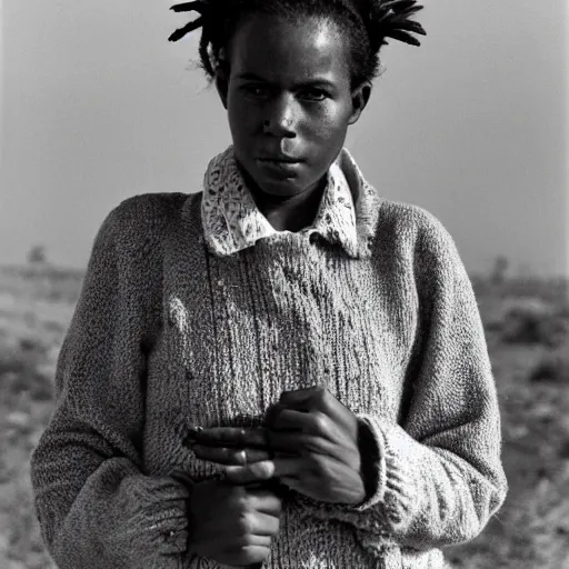 Photo Of Young Woman By David Goldblatt 