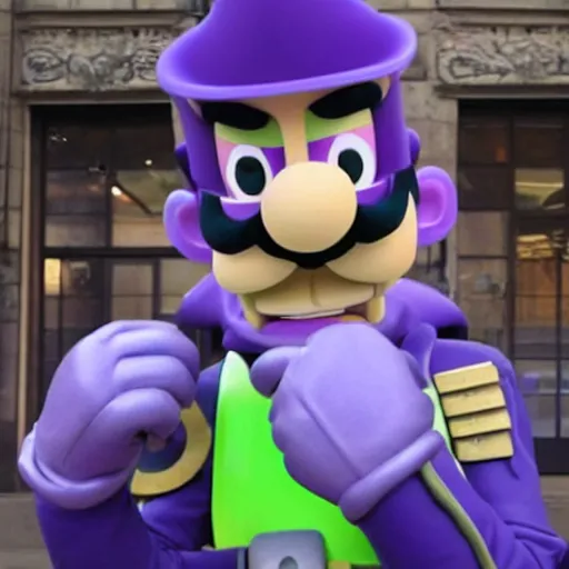Prompt: “Oscar Isaac playing waluigi in a movie, cinematic, dramatic”