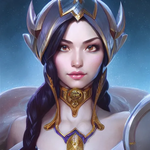 Image similar to perfectly - centered - portrait of irelia from league of legends, intricate, highly detailed, digital painting, artstation, concept art, smooth, sharp focus, illustration, unreal engine 5, 8 k, art by artgerm and greg rutkowski and alphonse mucha