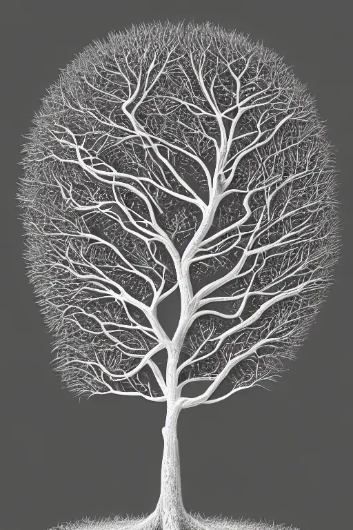 Prompt: a tree, archive photo, intricate, elegant, highly detailed, smooth, sharp focus, artstation