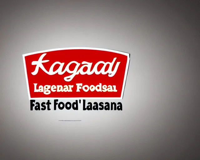 Prompt: A logo for a fast food chain that sells lasagna for monkeys