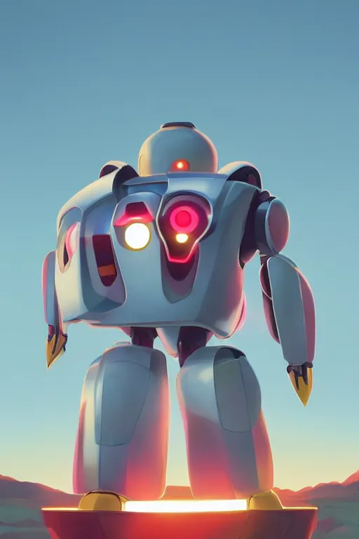 Image similar to metabots medabots medarotto medarot robot minimalist comics helmet mask neon cybereye, behance hd by jesper ejsing, by rhads, makoto shinkai and lois van baarle, ilya kuvshinov, rossdraws global illumination ray tracing hdr radiating a glowing aura