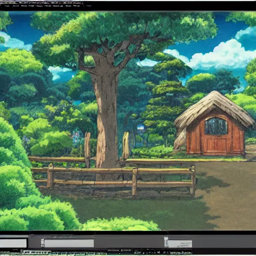 Image similar to home landscape studio ghibli