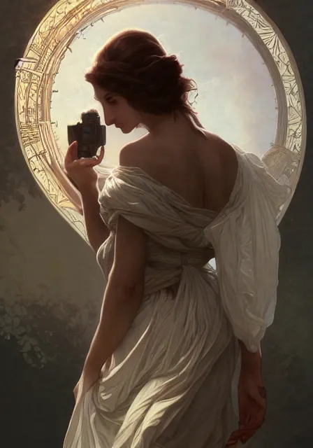 Image similar to emily willis, intricate, elegant, highly detailed, digital painting, artstation, concept art, smooth, sharp focus, illustration, art by artgerm and greg rutkowski and alphonse mucha and william - adolphe bouguereau