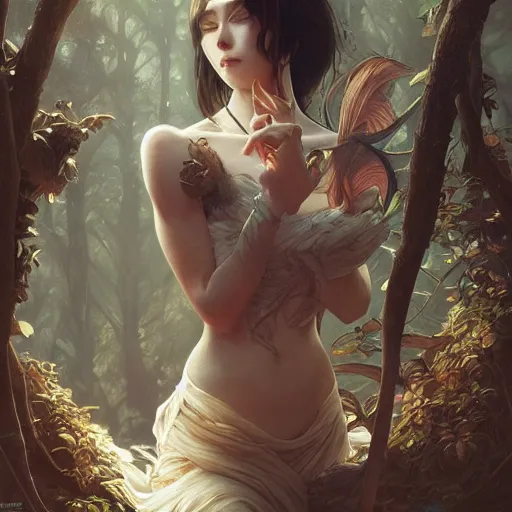 Image similar to ultra realistic illustration, monster anime, intricate, elegant, highly detailed, digital painting, artstation, concept art, smooth, sharp focus, illustration, art by artgerm and greg rutkowski and alphonse mucha and wlop