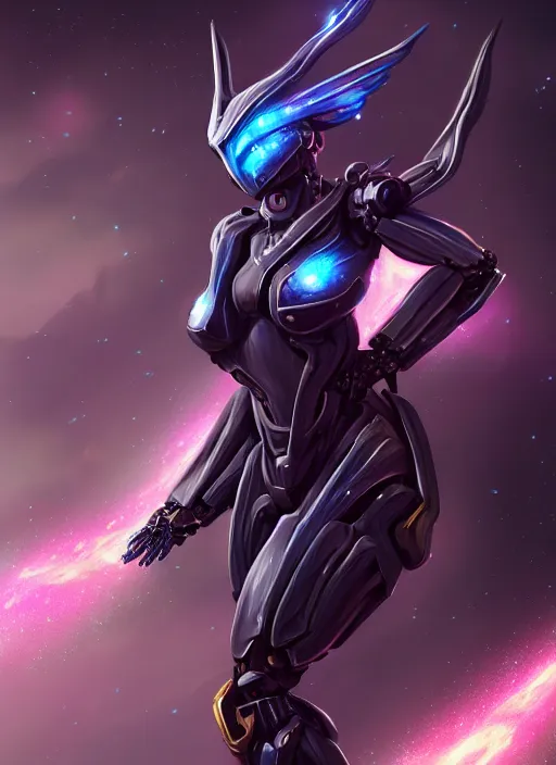 Image similar to cinematic goddess shot, cosmic sized perfectly proportioned stunning beautiful hot anthropomorphic robot mecha female dragon, nebula background, larger than galaxies, galaxy being held by sharp claws, sleek silver armor, epic proportions, epic size, epic scale, ultra detailed digital art, furry art, macro art, dragon art, giantess art, warframe fanart, furaffinity, deviantart