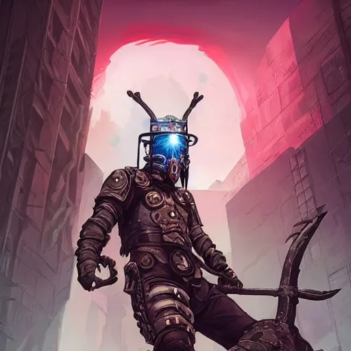 Image similar to cyberpunk viking helmet mask warrior goddess robot ninja fantasy, art gta 5 cover, official fanart behance hd artstation by jesper ejsing, by rhads, makoto shinkai and lois van baarle, ilya kuvshinov, ossdraws