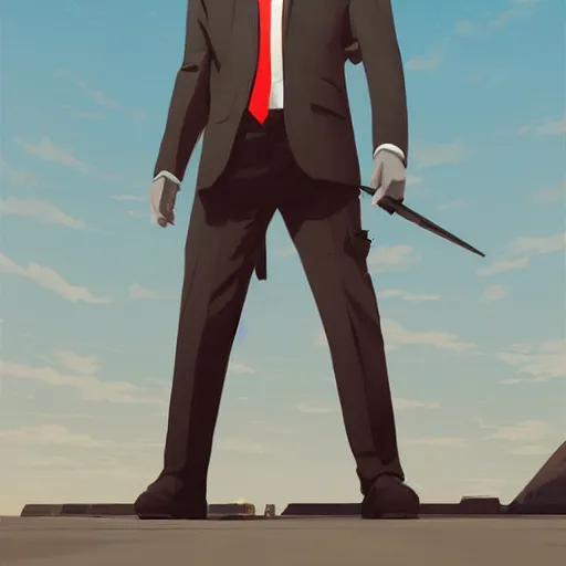 Image similar to painting agent 4 7 game smooth median photoshop filter cutout vector, behance hd by jesper ejsing, by rhads, makoto shinkai and lois van baarle, ilya kuvshinov, rossdraws global illumination