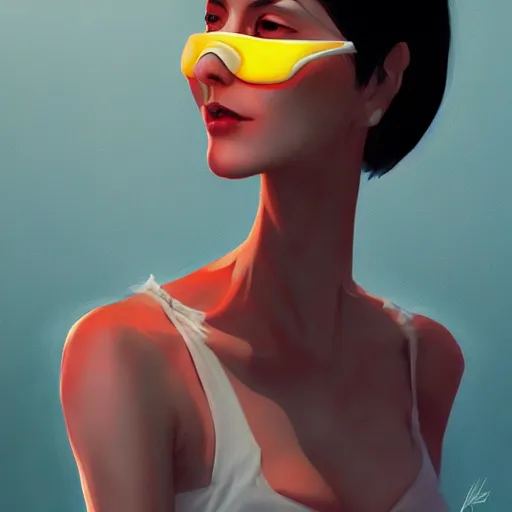 Image similar to Goro Majima as slim beautiful young girl, elegant, 2d, ultra highly detailed, digital painting, smooth, sharp focus, artstation, art by Ilya Kuvshinov