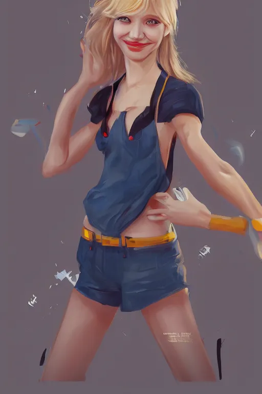 Image similar to super super super cute cameron diaz, shin min jeong, trending on artstation