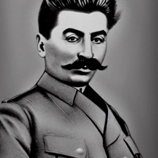 Prompt: josef stalin has the face of a black rat, high detail