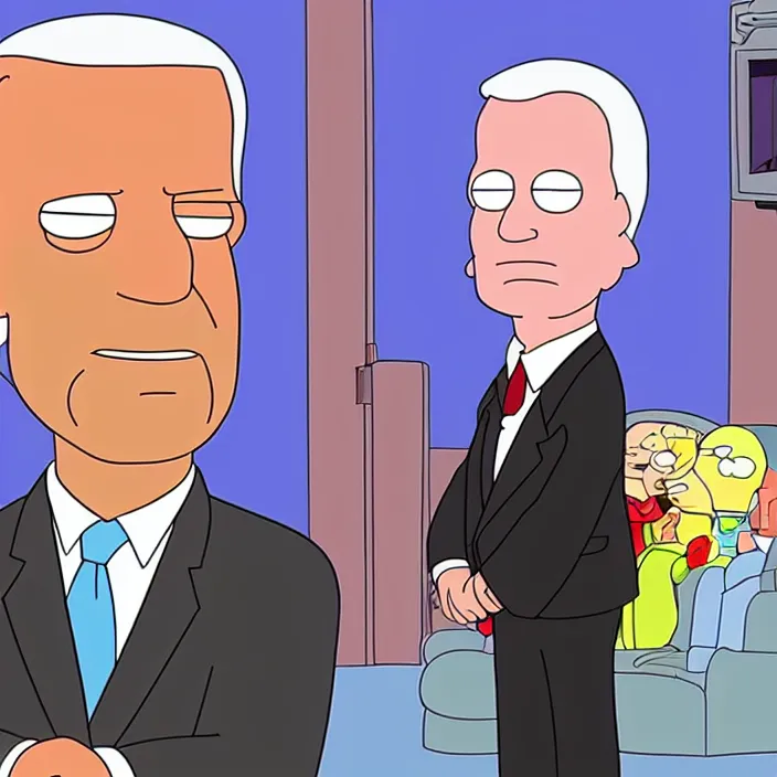 Image similar to joe biden in the tv show family guy