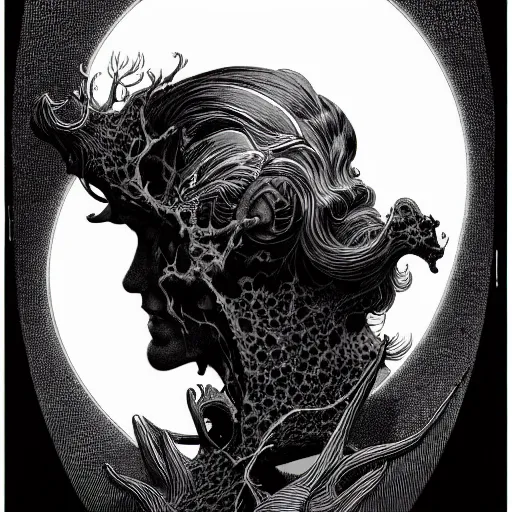 Image similar to portrait soft light, by bernie wrightson and jillian eng and joe fenton, inspired victorian sci - fi, etching, fine, sharp high detail,