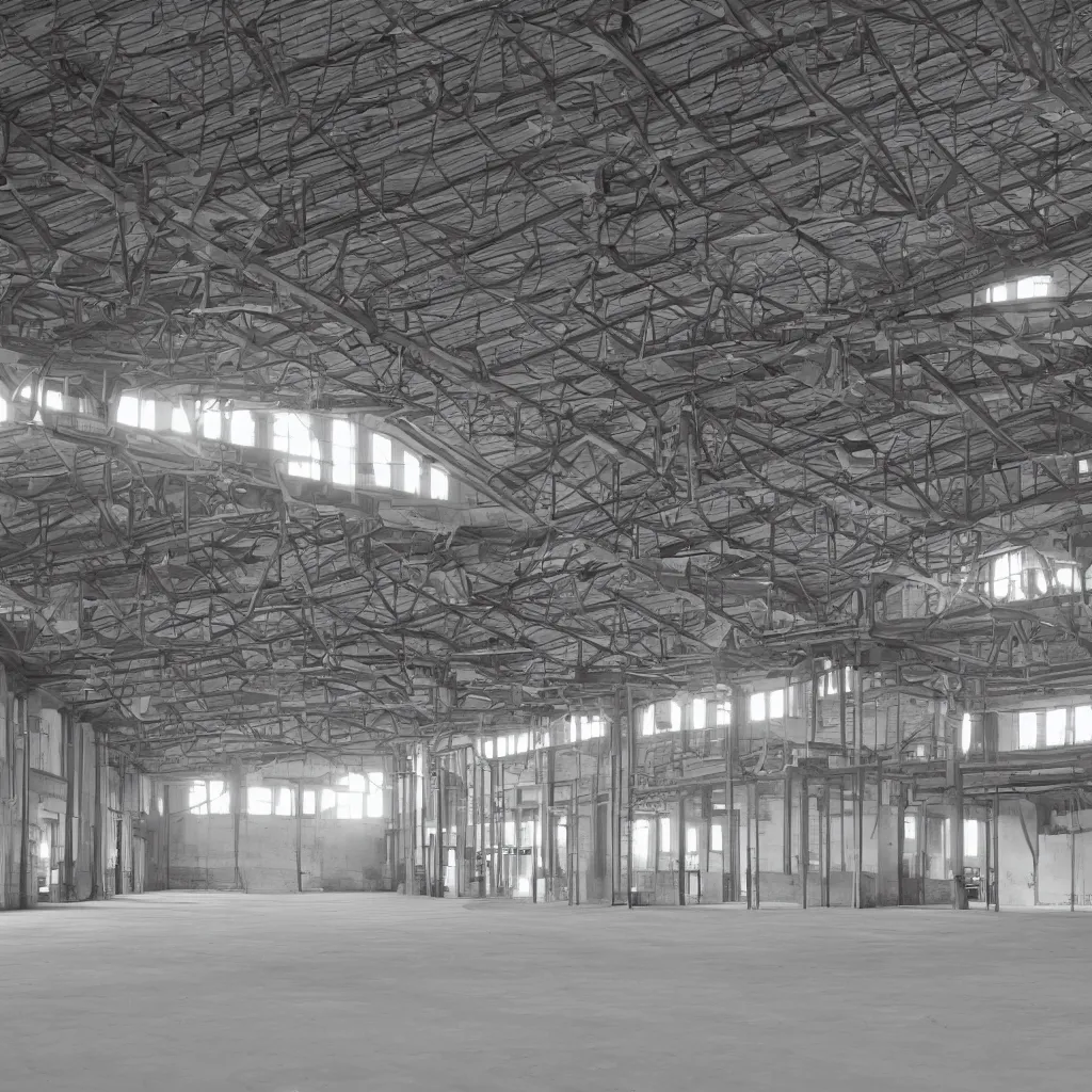 Image similar to industrial hall