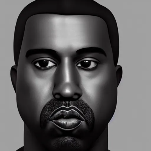 Image similar to hyperrealistic image of ( ( kanye west ) ) conway twitty, stunning 3 d render inspired by istvan sandorfi & greg rutkowski & banksy, perfect facial symmetry, dim volumetric cinematic lighting, 8 k octane comprehensive render, extremely mega hyper - detailed and lifelike attributes & atmosphere, intricate, realistic flesh texture, masterpiece, artstation, stunning,