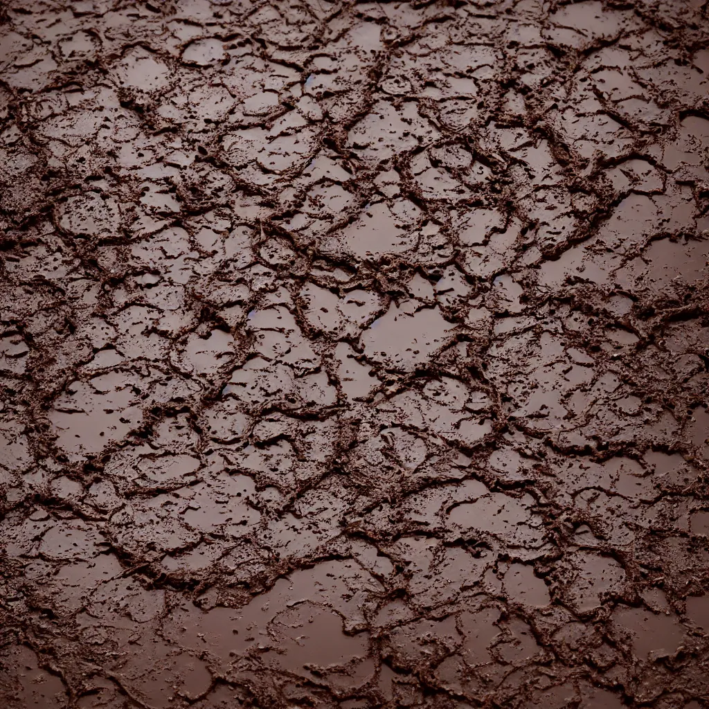 Image similar to 4 k seamless muddy puddle texture, material, 8 k, hi - res