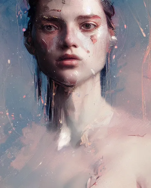 Image similar to beauty girl, perfect body, hyper detailed, insane details, intricate, elite, elegant, luxury, by ismail inceoglu dragan bibin hans thoma greg rutkowski alexandros pyromallis rene maritte illustrated, perfect face, fine details, realistic shaded, fine - face, pretty face