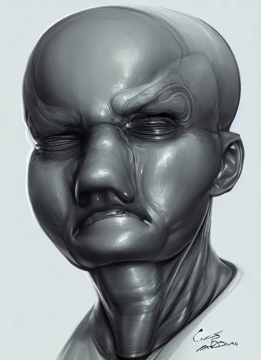 Image similar to car compression that looks like a human face by César Baldaccini, hyper detailled, trending on artstation