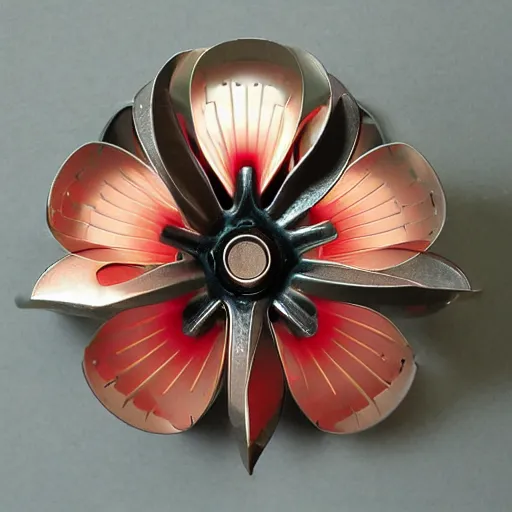 Image similar to mechanical flower