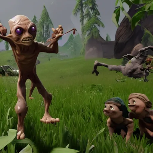 Image similar to Gollum fortnite battle royale