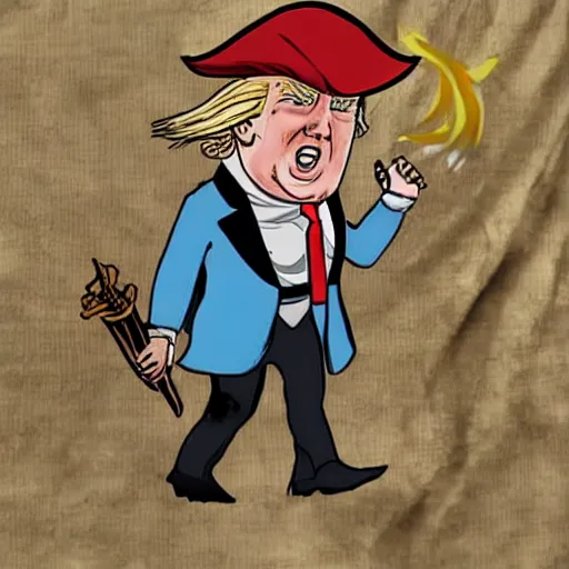 Prompt: trump as a pirate