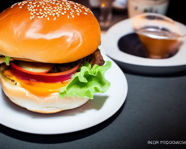 Prompt: 8 5 mm food photography of a brain burger at a restaurant. highly detailed 8 k. intricate. lifelike. soft diffused light. nikon d 8 5 0.