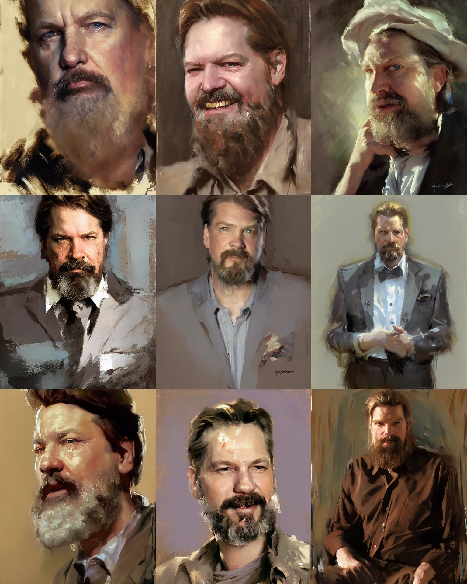 Prompt: the dude, portrait painting by john singer sargent, loish, richard schmid, craig mullins, mandy jurgens, fully clothed