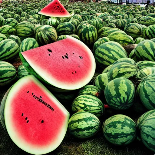 Prompt: watermelon world