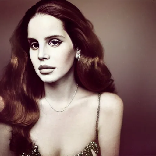 Prompt: stunning portrait of lana del rey by anne leibovitz