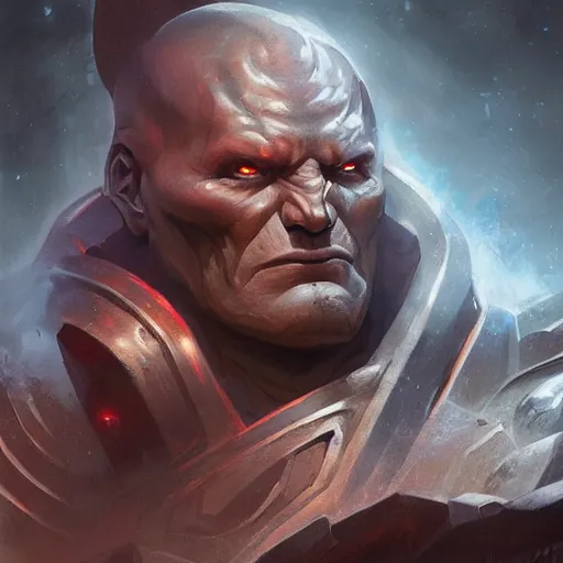 Image similar to darkseid, dnd character art portrait, matte fantasy painting, deviantart artstation, by jason felix by steve argyle by tyler jacobson by peter mohrbacher, cinema