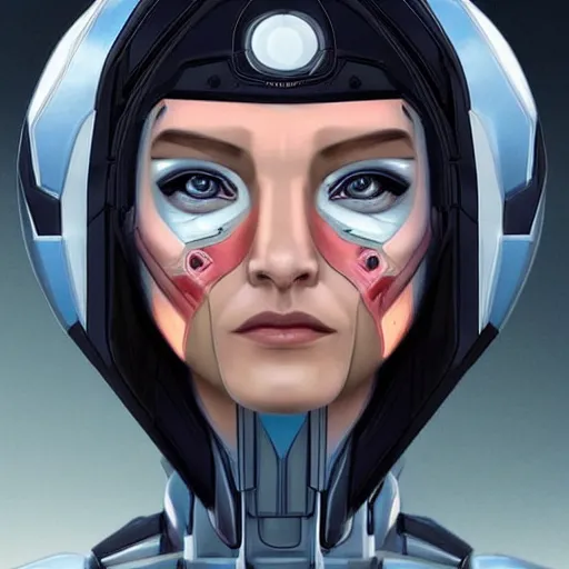 Image similar to symmetry!! a female transformer with high cheekbones, asian eyes!! very symmetrical face, cybernetic and highly detailed, by steven zavala, by matt tkocz, by shane baxley, transformers cinematic universe, pinterest, deviantart, artstation _ h 7 5 0