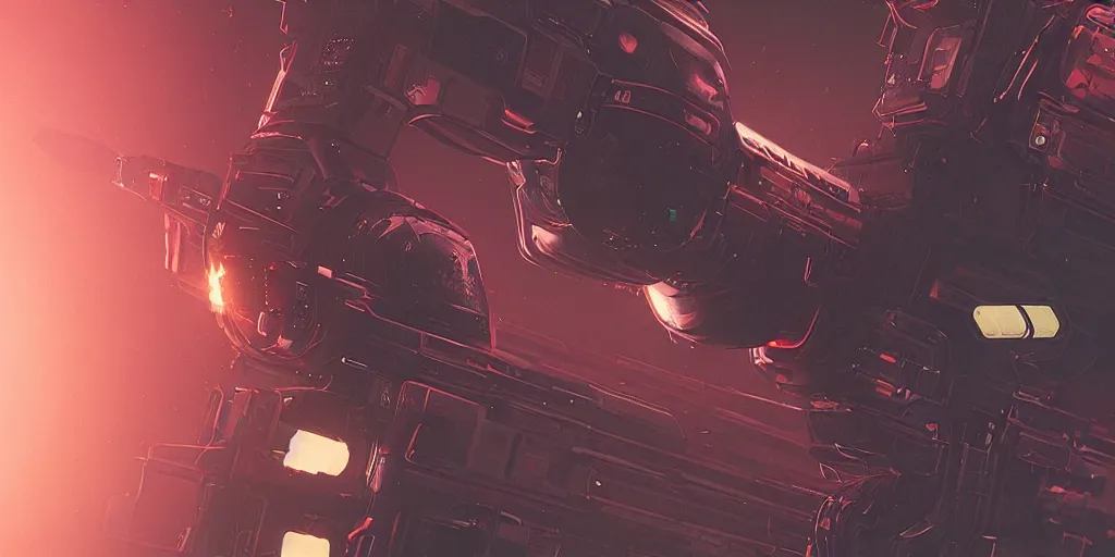 Image similar to black hole automatic gun, cyberpunk art by mike winkelmann, trending on cgsociety, retrofuturism, reimagined by industrial light and magic, darksynth, sci - fi