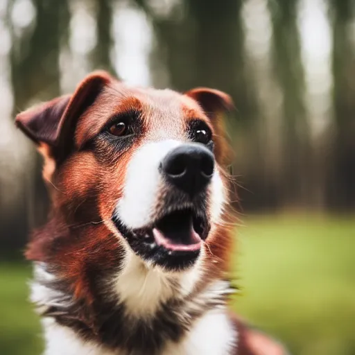 Prompt: ultra detailed photo of a dog with red fur