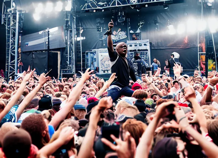 Prompt: photo still of wayne brady on stage at vans warped tour!!!!!!!! at age 3 3 years old 3 3 years of age!!!!!!!! stage diving into the crowd, 8 k, 8 5 mm f 1. 8, studio lighting, rim light, right side key light