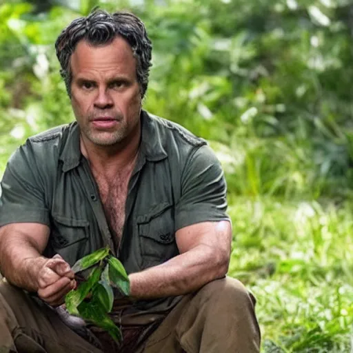 Image similar to Mark Ruffalo as Alan in Jumanji