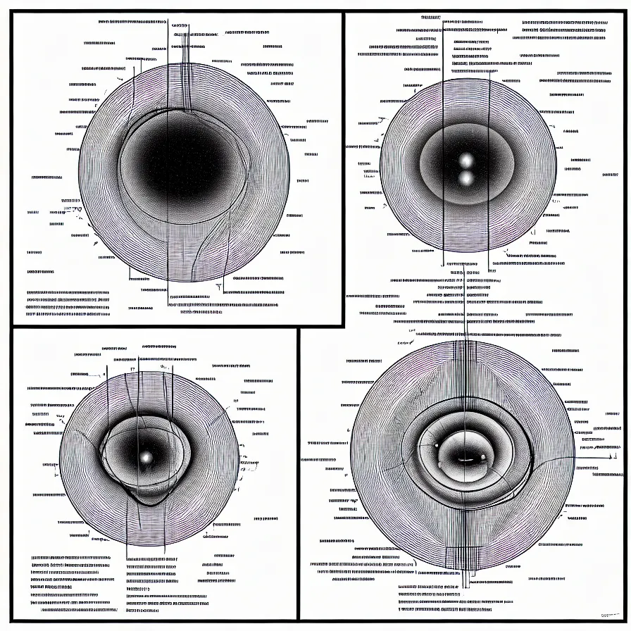 Image similar to “schema of the inner workings of an atom and electron”