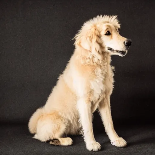 Prompt: fluffy cute goldadore dog, professional photography - 6