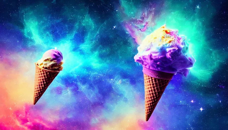 Image similar to stunning render of a cosmic - flavored