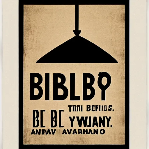 Image similar to 5 0 s minimalist modern poster of the bible