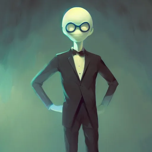 Image similar to portrait of the slenderman, mattepainting concept blizzard pixar maya engine on stylized background splash comics global illumination lighting artstation, sharp focus, lois van baarle, ilya kuvshinov, rossdraws